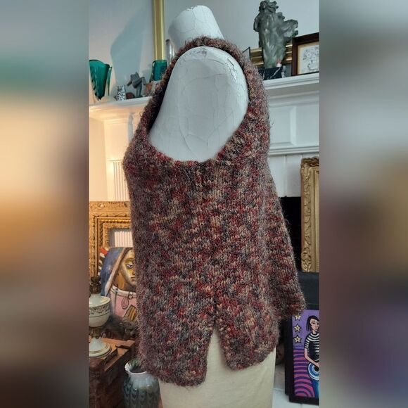 Vintage Hand Knit Sweater Vest Size S/M - Picture 7 of 8